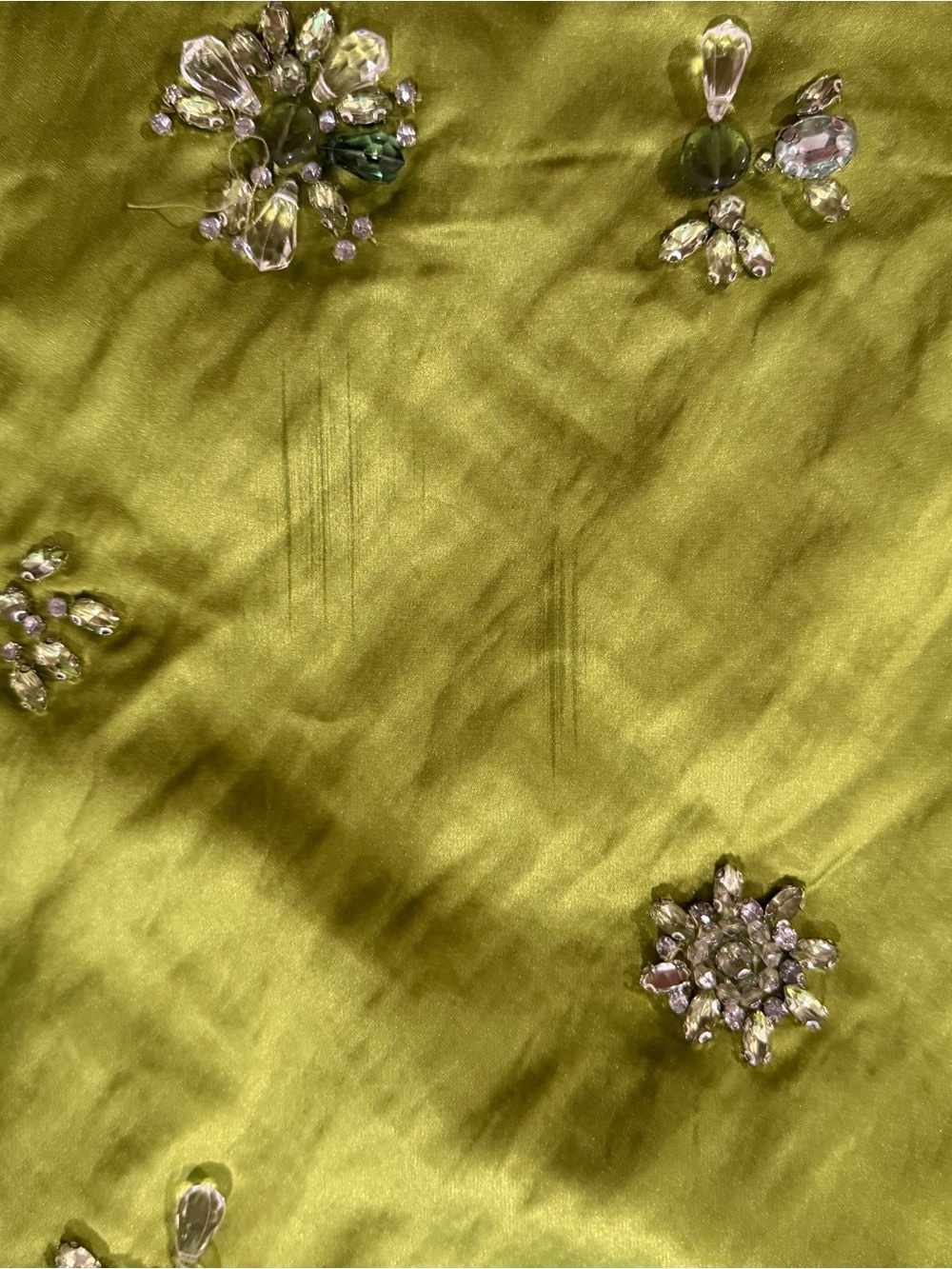 J. Crew Lime Green Embellished Mini Skirt - Picture 4 of 7